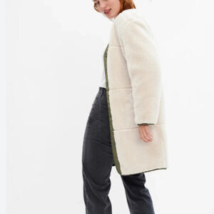 Gap Mixed-Media Sherpa Jacket